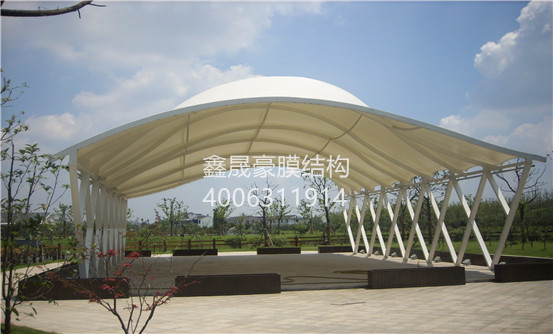 膜结构景观伞