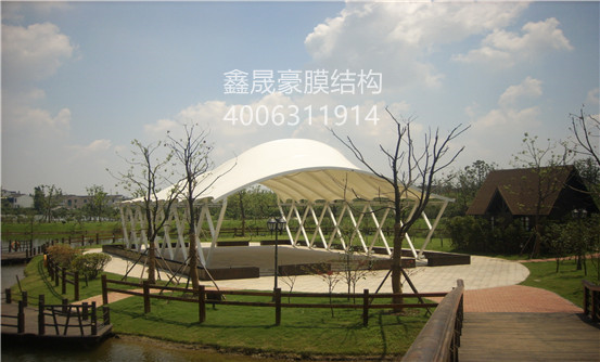 膜结构景观伞
