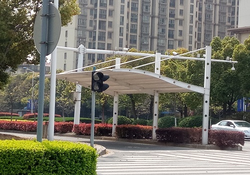 膜结构遮阳雨棚