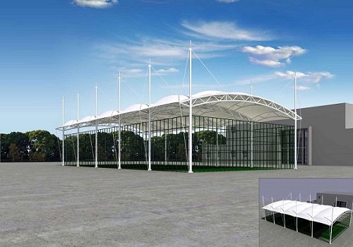 钢膜结构风雨网球场/篮球场顶棚